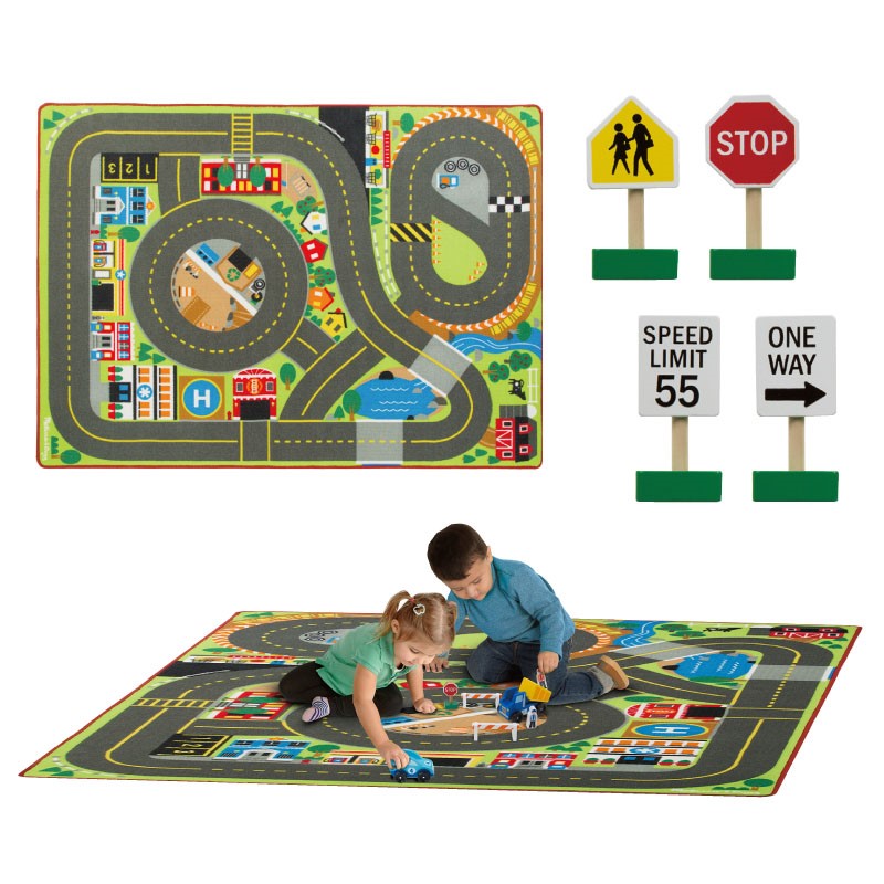 城市交通教學毯