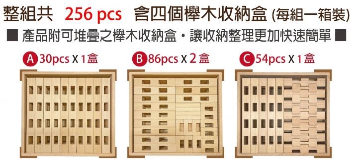 櫸木多孔思維積木