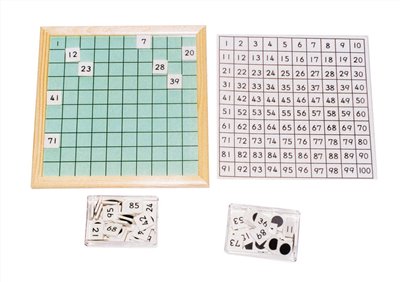1-100連續數板(磁性)