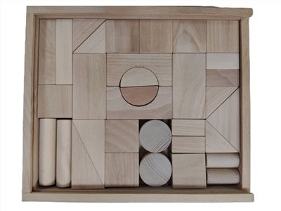 原木建築積木33pcs (特價880元)售完為止
